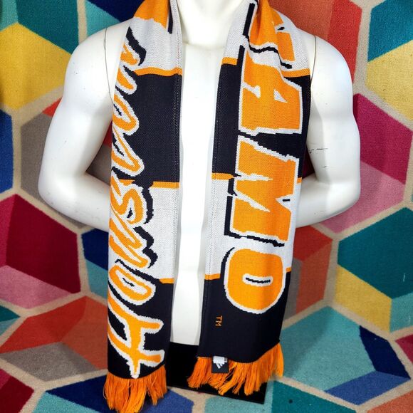 Houston Dynamo Sports Neck Scarf Adidas Soccer Souvenir Outdoor Double Side MLS - Picture 2 of 4